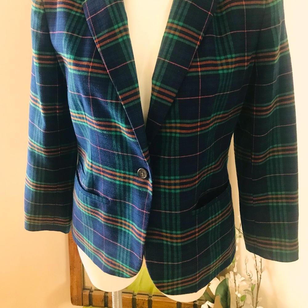 Plaid Blazer